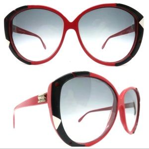 Vintage 1980’s Oversized Colorblock Silhouette Sunglasses, Mod 3043/20